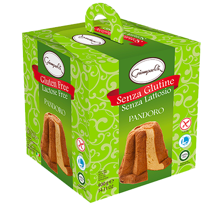 pandoro senza glutine senza lattosio Giampaoli Dolciaria