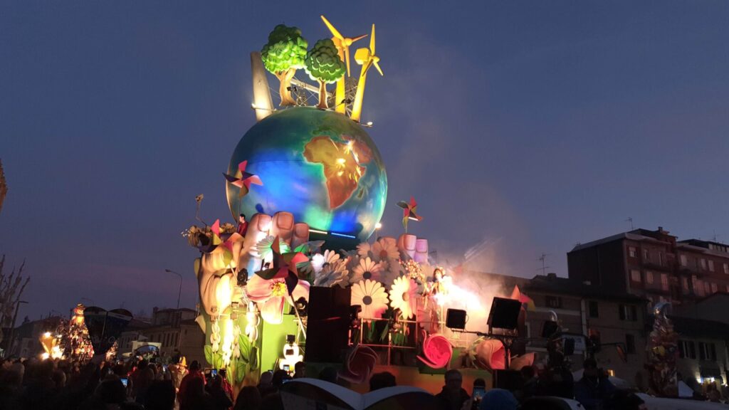 La luminaria del Carnevale di Fano